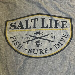 Salt Life Tee, Medium | Fish, Surf, or Die